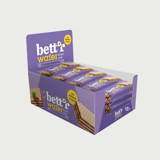 Hazelnut cacao wafer (no added sugar) Box of 15