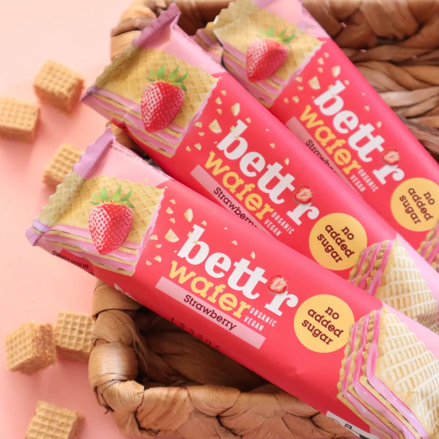 Cashew Strawberry wafer (no added sugar) Box of 15