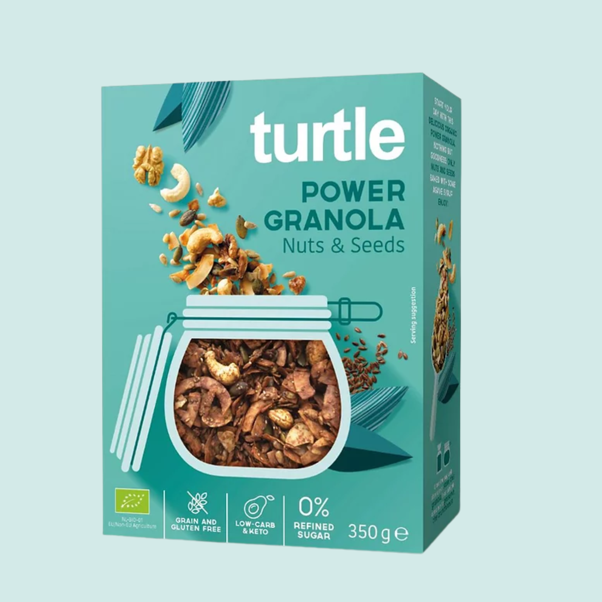 Turtle POWER Granola Nuts & Seeds – Flavours for Health